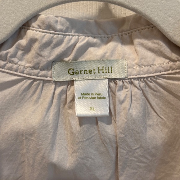 Woman's Beige Tunic, Size XL, Garnet Hill - Picture 4 of 10